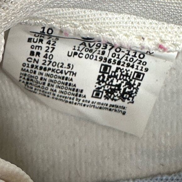 NIKE Blazer Low Fire Pink Sneakers Shoes Women's size 10 - Picture 9 of 9